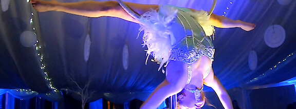 winter wonderland themed performers hire uk