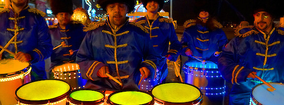 hire led drummers uk