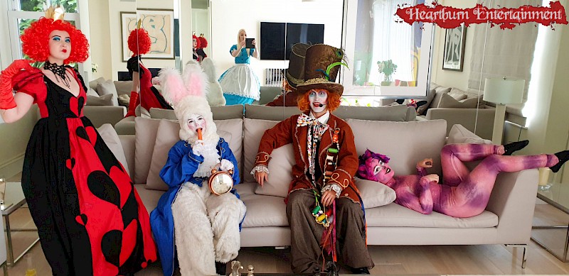 wonderland tea party performers