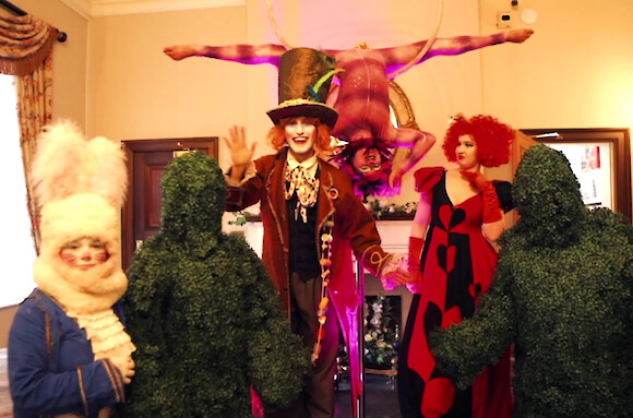 Alice in Wonderland wedding entertainment